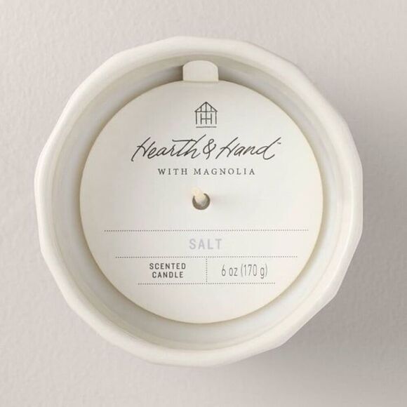 Hearth & Hand Speckled Ceramic 6 ounce Salt scented Candle - Picture 6 of 6